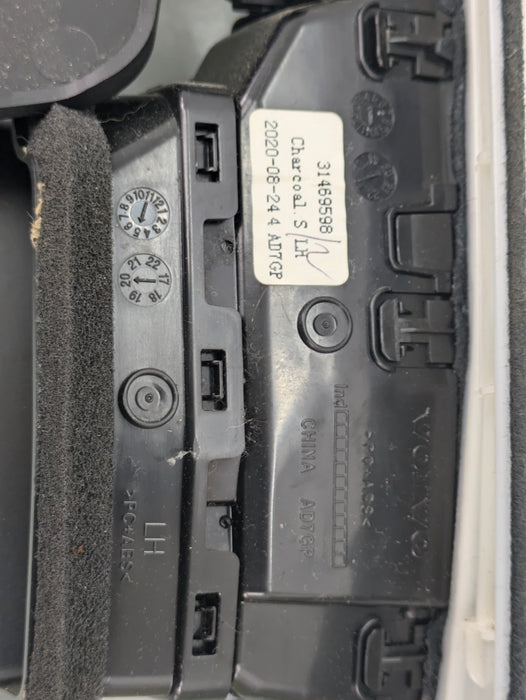2021 Volvo V60 T6 R-Design Left B Pillar Trim/Seat Belt Guide 31479778
