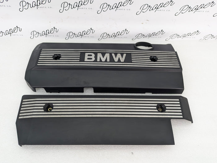 BMW E46 330ci 328ci 325ci 323ci 320i M54 Engine Ignition Valve Cover Vanity Trim Set 1710781/1707404