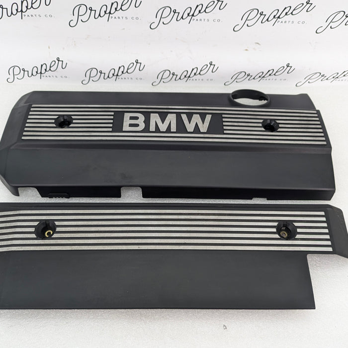 BMW E46 330ci 328ci 325ci 323ci 320i M54 Engine Ignition Valve Cover Vanity Trim Set 1710781/1707404