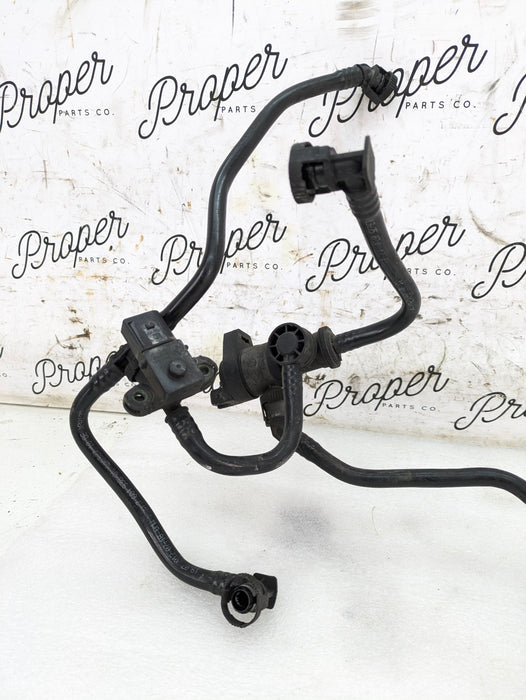BMW F30 335xi Fuel Tank Breather Ventilation Valve Solenoid & Hose 7636155