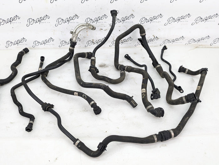 BMW F32 440xi 440i Radiator Coolant Hose Line Set 8633480/8600882/8634283