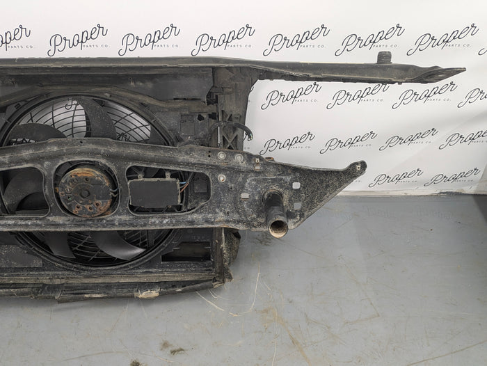 E46 330Ci 328Ci 323Ci 325Ci Front Radiator Support Shroud Panel & Air Conditioning A/C Pusher Fan 51717111691  *Damage*