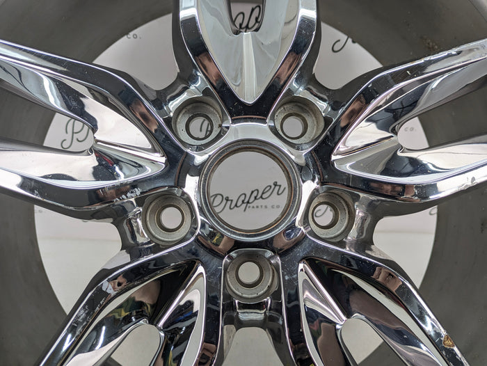 Chevrolet C7 Corvette Stingray Rear Rim Wheel Chrome Split 5-Spoke 20