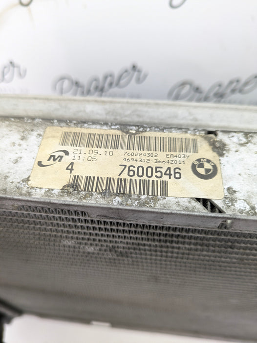 BMW E93 E92 E90 335is 335xi 335i N55 N54 DCT/Auto Transmission Radiator/AC Condenser 9229021/17117788903 *DAMAGED*