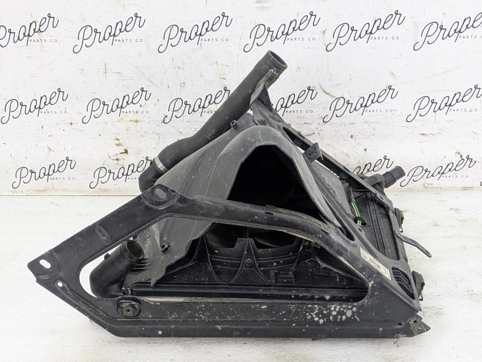 Porsche 996.2 911 Carrera 4 Right/Passenger Side Radiator AC Condenser Cooling Fan Shroud 99610613251/99662403502/99610603461/99657311100
