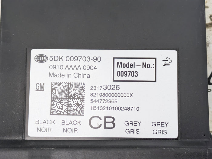 Chevrolet C7 Corvette Stingray Z51 Keyless Entry Control Module 23173026