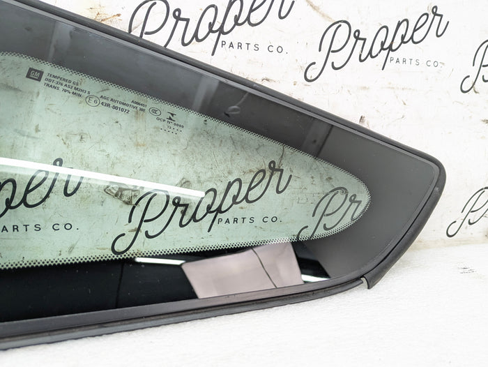Chevrolet C7 Corvette Stingray Z51 Rear Left/Driver Side Quarter Window Glass 84250100