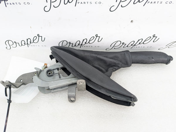 BMW E46 M3 330ci 328ci 325ci 323ci 320i Emergency Hand Parking Brake Lever & Black Leather Boot 1164489 / 34408227928