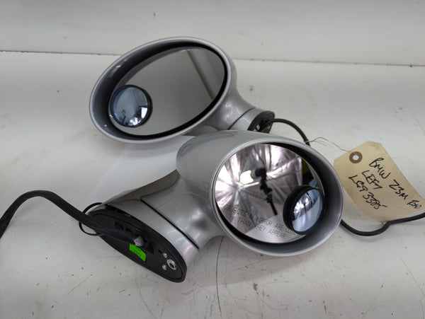 BMW Z3 M Roadster Coupe Left & Right Exterior Mirror Arctic Silver Pair 51162492933