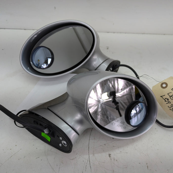 BMW Z3 M Roadster Coupe Left & Right Exterior Mirror Arctic Silver Pair 51162492933
