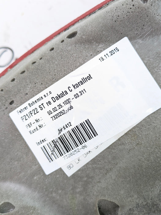 BMW F22 228xi M235xi 230xi M240xi M Sport Coral Red Dakota Leather Interior Seat & Door Panel Set *NOTE*