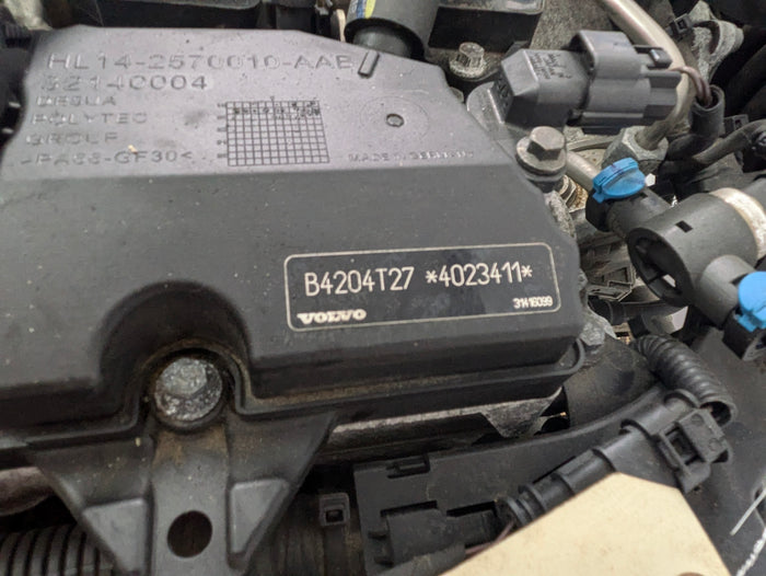 2021 Volvo V60 B4204T27 Complete Engine Assembly W/Turbocharger & Supercharger