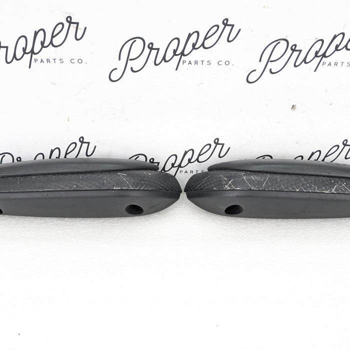 BMW E46 M3 330ci ZHP M Sport Convertible Rear Panel Armrest Set Black Cube Trim *Damaged*