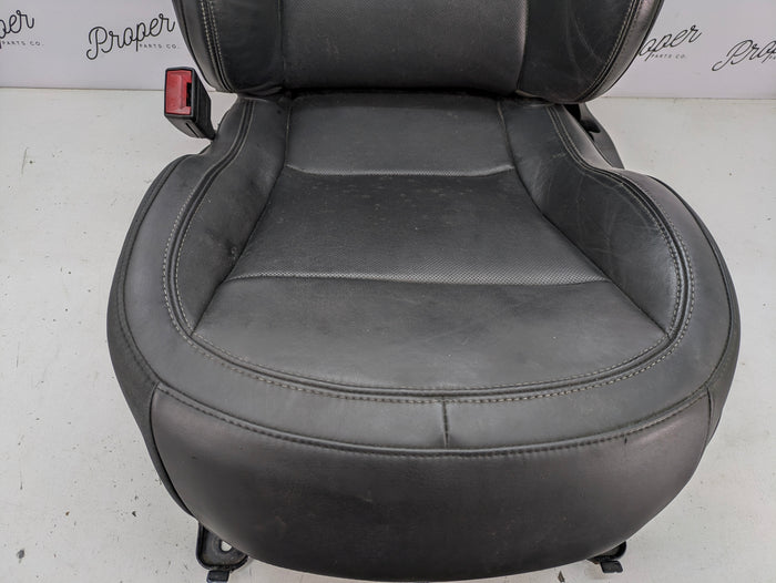Chevrolet C7 Corvette Stingray Z51 2LT Left/Driver Side GT Milano Leather Heated & Vented Seat Jet Black (195) *DAMAGED*