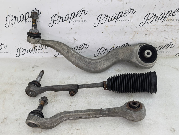 BMW F22 F23 228xi M235xi 230xi M240xi AWD Left/Driver Side Front Control Arms Set W/Inner & Outer Tie Rod