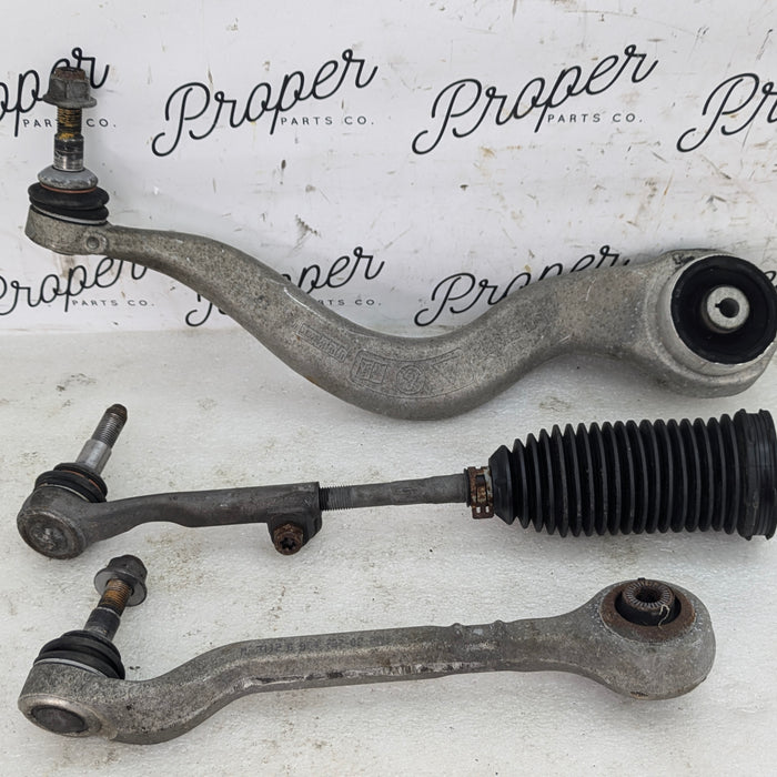 BMW F22 F23 228xi M235xi 230xi M240xi AWD Left/Driver Side Front Control Arms Set W/Inner & Outer Tie Rod