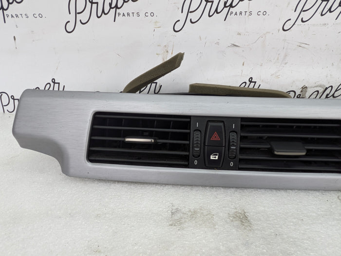BMW E60 E61 M5 550i 535xi 530xi 525xi Aluminum Shadow Interior Console Door Vent Trim Set