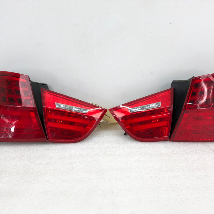 BMW E90 LCI Sedan 335xi 328xi Rear Tail Light Left Right Inner Outer Set 218402/218401
