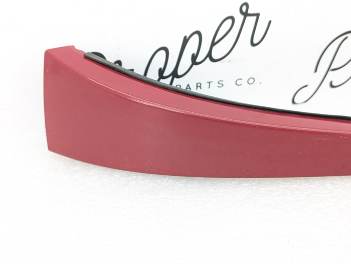 BMW E46 330i 325i 320i Sedan/Wagon Headlight Lower Trim Molding Imola Red Set Left & Right 7030552/7030551 *Damaged*