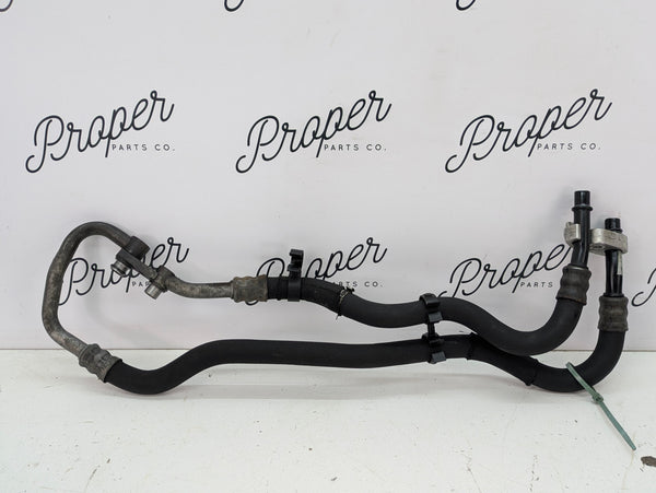 BMW E82 E88 135i N55 N54 Engine Oil Cooler Flow & Return Lines Hoses Set Pair 17227573273/17227573274