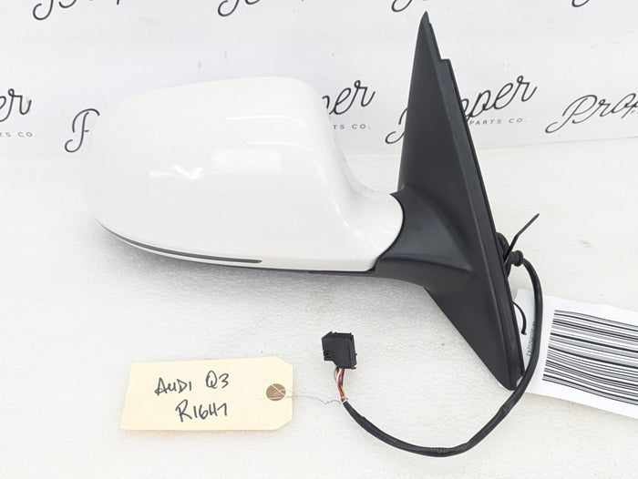 2015-2018 Audi 8U Q3 Passenger Right Side Mirror Cortina White 8U1857410F