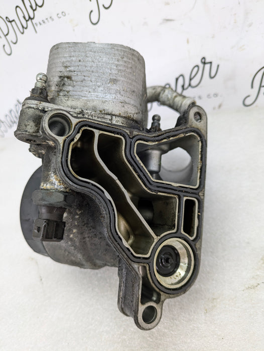 BMW E60 E61 F10 F30 F25 X3 Z4 N52 N54 Engine Oil Filter Housing & Thermostat Assembly 7516383