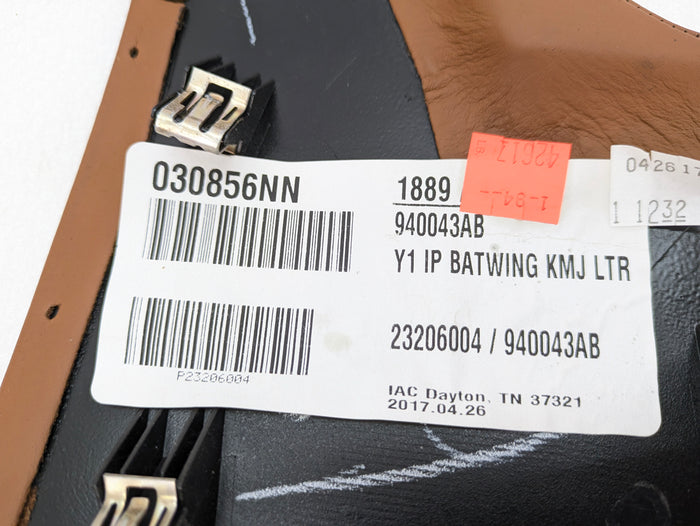 Chevrolet C7 Corvette Stingray Gauge Cluster Upper Dashboard Trim Kalahari Brown 23206004 *NOTE*