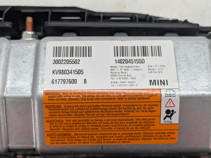MINI R60 Countryman/R61 Paceman Right/Passenger Side Lower Knee Airbag & Trim 51459803415
