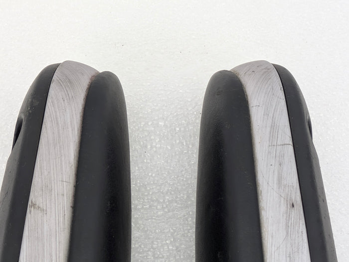 BMW E46 M3 330ci 328ci 325ci 323ci Coupe/Convertible Rear Panel Armrest Brushed Aluminum Trim Set 8241211/8241212