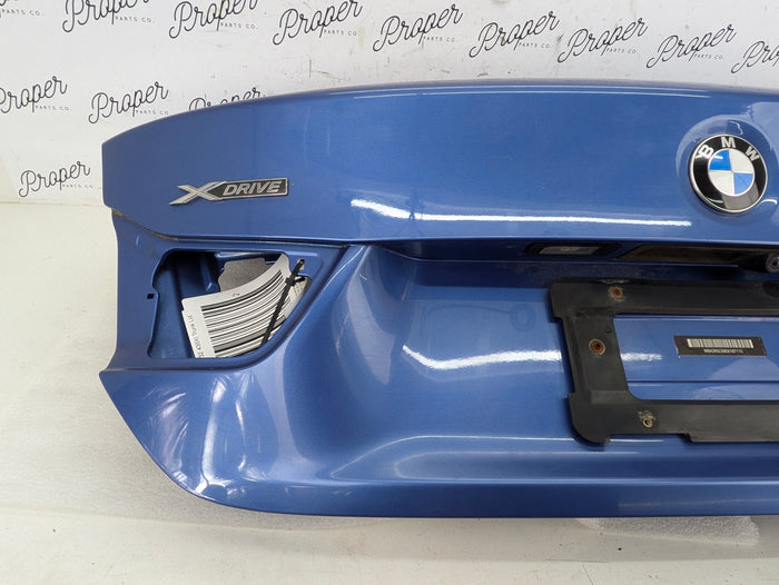 BMW F32 435xi 440xi 430xi 428xi Trunk Lid W/Camera & Wiring Harness Estoril Blue (B45) 41007381193