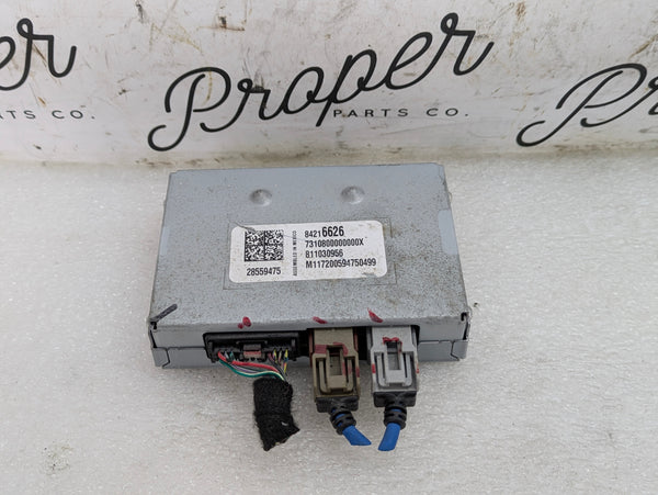 2018 Chevrolet 6th Gen Camaro 2SS Human Machine Interface HMI Control Module 84216626