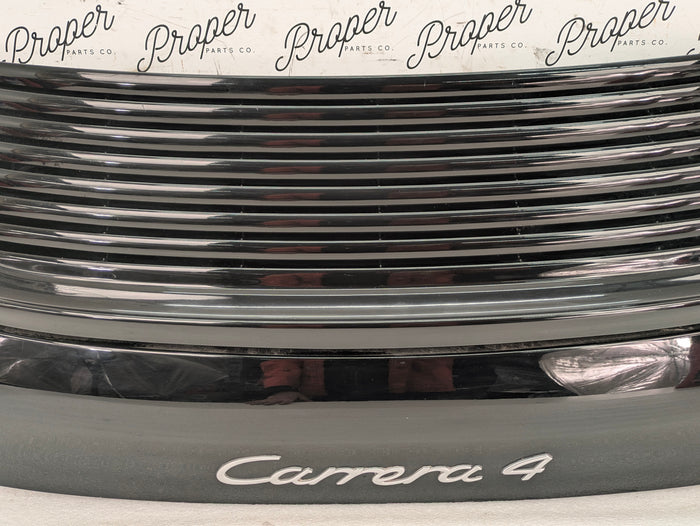 Porsche 996.2 911 Carrera 4 Complete Engine Bay Compartment Lid & Spoiler Schwarz/Black (041) 99651201101GRV