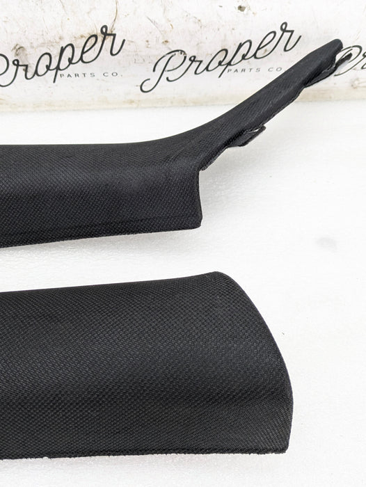 BMW F32 F36 F82 435xi 440xi 430xi 428xi M4 Driver/Passenger Black A Pillar Trim Cover Set 7276888/7276887
