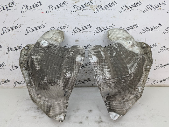 BMW G20 G22 G23 G26 330ix M340ix 330ex Left/Right Exhaust Muffler Heat Shields 7341009/7341010