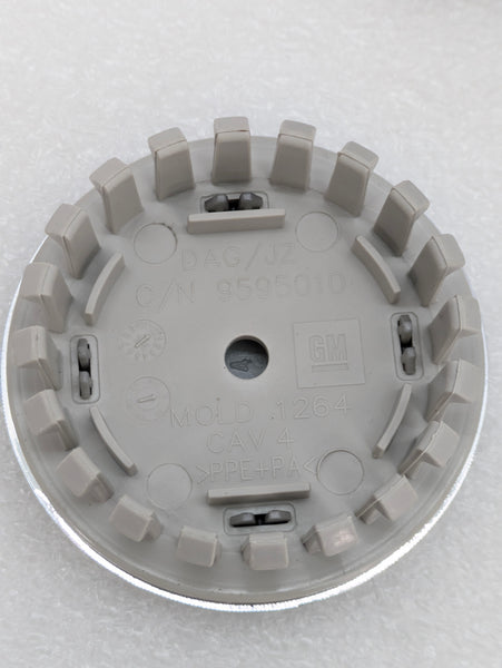 Chevrolet C7 Corvette Logo/Emblem/Badge Argent Grey Wheel Rim Center Caps Set Of 4 68mm 9595010/20995597