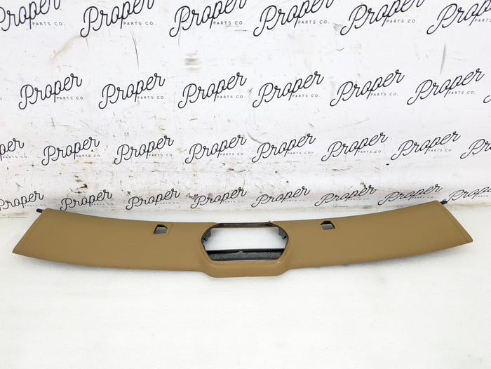 Porsche 996.2 911 Carrera 4 Cabriolet Convertible Upper Windshield Trim Savanna Beige Leather 99655505903/07