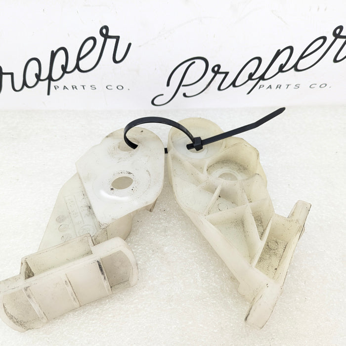 BMW E46 M3 330ci 328ci 325ci 323ci 320i M Sport Front Bumper Mount Support Brackets Set Pair Left Right 8195295/8195296