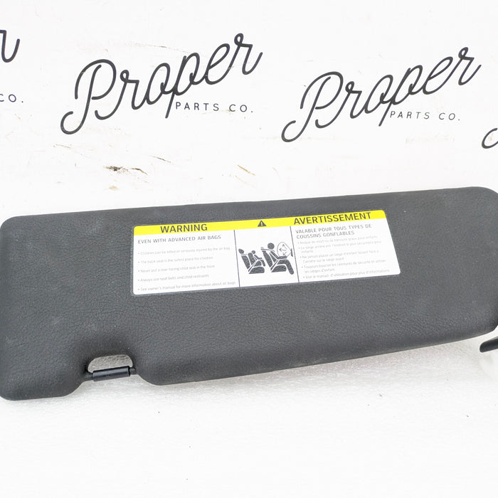 BMW F22 228xi M235xi 230xi M240xi F87 M2 Right/Passenger Side Black Sun Visor 8057938