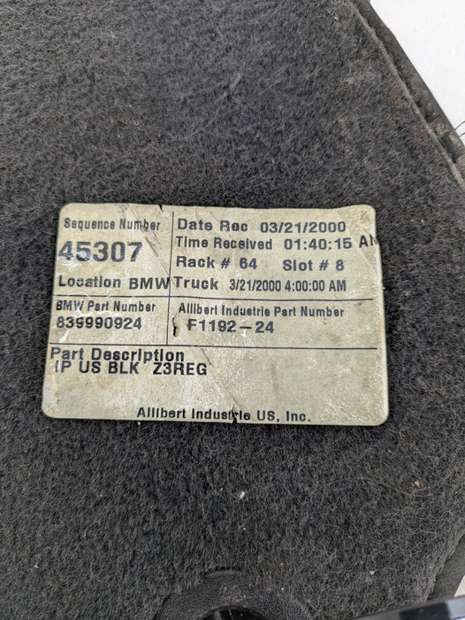 BMW Z3 M Coupe Roadster Front Carpet Floor Matt Set Left Right 8397928
