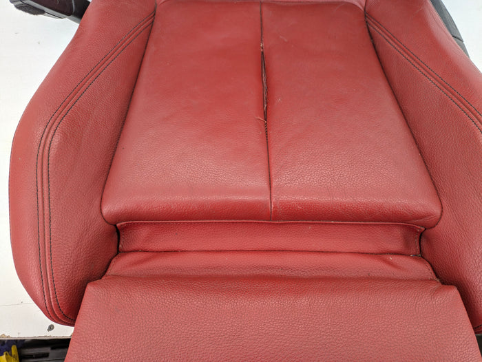BMW F22 228xi M235xi 230xi M240xi M Sport Coral Red Dakota Leather Interior Seat & Door Panel Set *NOTE*
