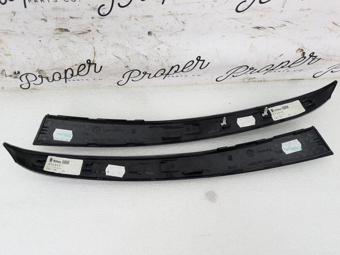 BMW E60 E61 530xi Aluminum Cube Pure Interior Trim Set 10 Pieces