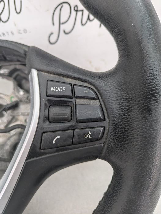 BMW F30 F31 F32 F33 F34 F36 3 & 4 Series Leather Heated Multi Function Sport Steering Wheel 32306854757