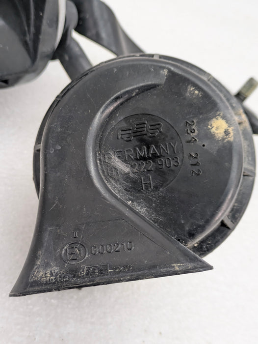 Porsche 996.2 911 Carrera 4 Low & High Siren Horns W/Bracket 99663501502