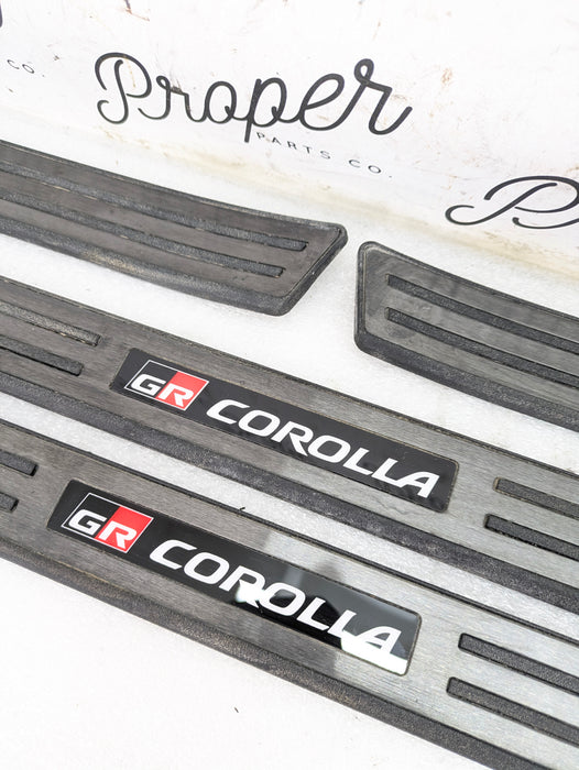 Toyota GZEA14 GR Corolla Complete Door Sill Enhancement Strip Set PT413-12220