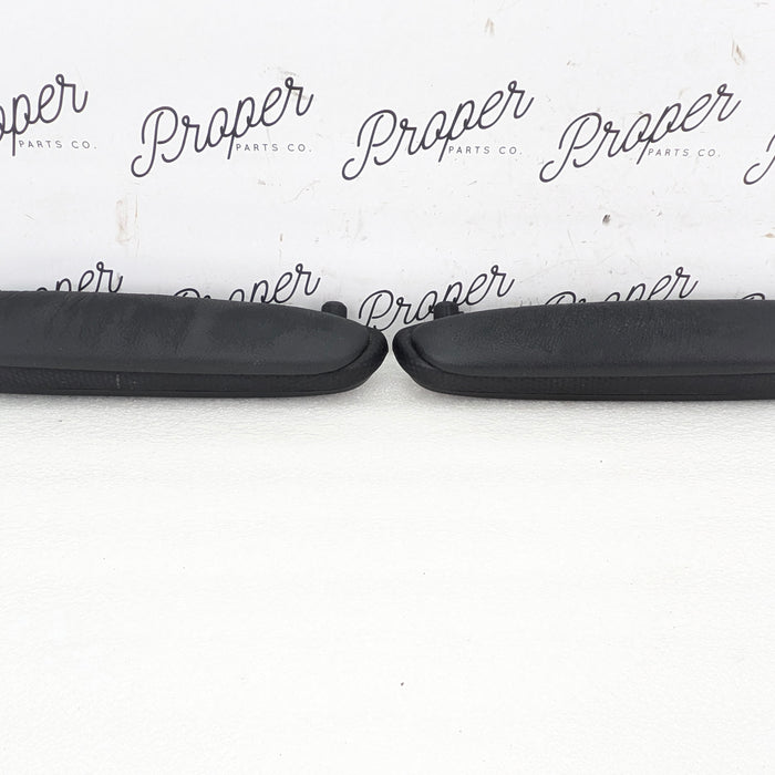 BMW E46 M3 330ci 325ci ZHP M Sport Coupe Rear Panel Armrest Set Black Cube Trim 8241211/8241212