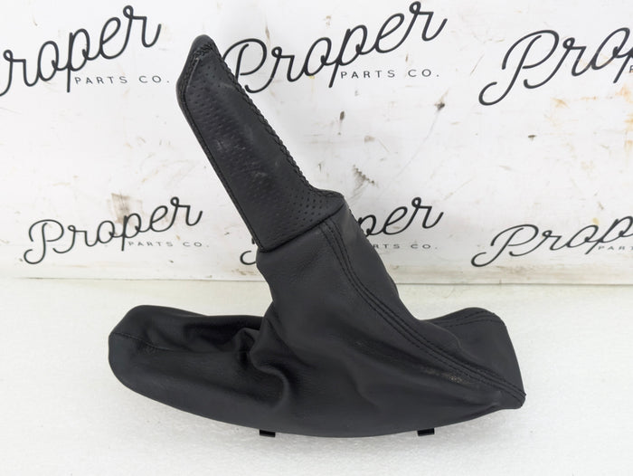 BMW E90 E91 E92 E93 3 Series M Sport Perforated Black Leather Parking Brake Boot 7900777