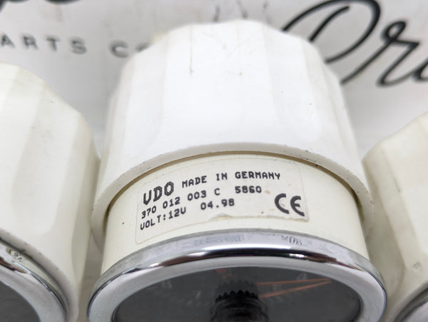 BMW Z3 M Oil Temperature Battery Voltmeter & Clock Center Dash Instrument Gauges 370012003