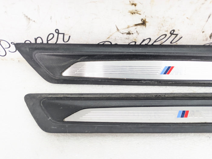 BMW F30 F31 335xi 340xi 328xi 330xi 320i M Sport Front/Rear Left/Right Door Sill Trim Set 8051037/8054233/8054234 *DAMAGED*