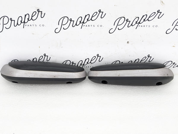 BMW E46 M3 330ci 328ci 325ci 323ci Coupe/Convertible Rear Panel Armrest Brushed Aluminum Trim Set 8241211/8241212