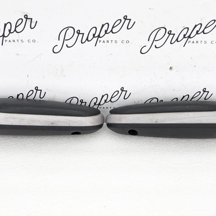 BMW E46 M3 330ci 328ci 325ci 323ci Coupe/Convertible Rear Panel Armrest Brushed Aluminum Trim Set 8241211/8241212